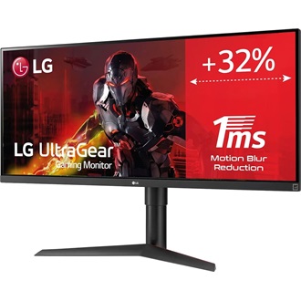 LG 34WP65CP-B UltraWide 34" ívelt VA LED gaming monitor fekete 160Hz FreeSync Premium