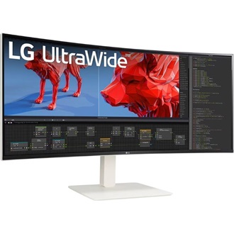 LG 38BR85QC-W UltraWide 37.5" ívelt IPS LED monitor fehér 144Hz FreeSync Premium Pro