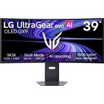 LG 39GX950B UltraGear evo AI 39" ívelt OLED gaming monitor fekete 330Hz G-Sync / FreeSync Premium Pro (USB-C: 90W)