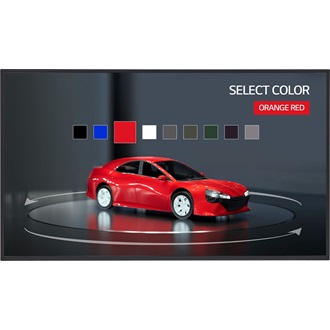 LG 43TNF5P-B Digital Signage 24/7 43" touchscreen IPS LED smart LFD monitor fekete