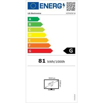 LG 43TNF5P-B Digital Signage 24/7 43" touchscreen IPS LED smart LFD monitor fekete