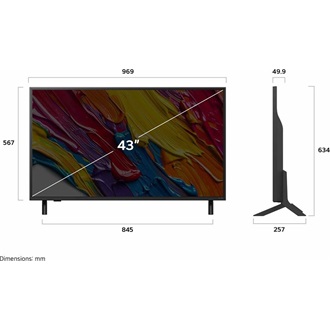 LG 43" 43QNED84A3C 4K UHD AI Smart QNED TV