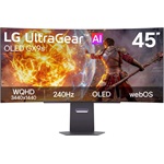 LG 45GX90SB-B UltraGear 44.5" ívelt OLED smart gaming monitor fekete 240Hz G-Sync / FreeSync Premium Pro