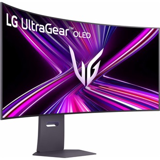 LG 45GX950B-B UltraGear evo AI 44.5" ívelt OLED gaming monitor fekete 165Hz G-Sync / FreeSync Premium Pro (USB-C: 90W)