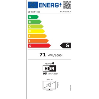 LG 50" 50UA73003LA 4K UHD AI Smart TV