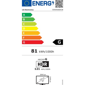 LG 55NANO80A3B 55" NanoCell IPS LED smart TV
