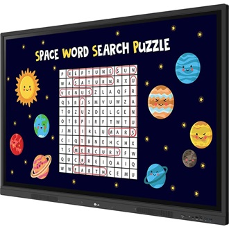 LG 55TR3DK CreateBoard 16/7 55" touchscreen IPS LED smart interaktív tábla fekete