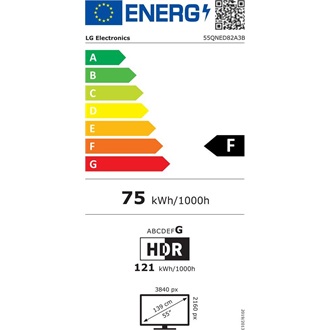 LG 55" 55QNED82A3B 4K UHD AI Smart QNED TV