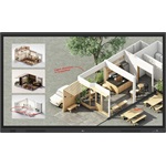 LG 65TR3DQ-B 16/7 CreateBoard Standard 65" touchscreen VA LED smart interaktív tábla fekete