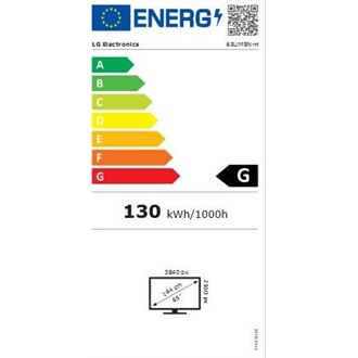 LG 65UM5N-H 24/7 Signage 65" IPS LED smart LFD monitor fekete IP5X