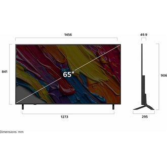 LG 65" 65QNED84A3C 4K UHD AI Smart QNED TV