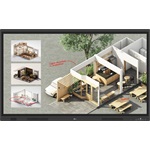 LG 86TR3DQ-B 16/7 CreateBoard Standard 86" touchscreen VA LED smart interaktív tábla fekete