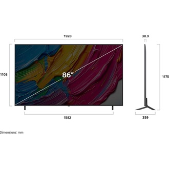 LG 86" 86QNED80A3A 4K UHD AI Smart QNED TV