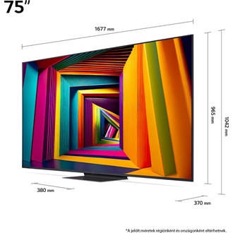 LG AI UT91 75" LED smart TV
