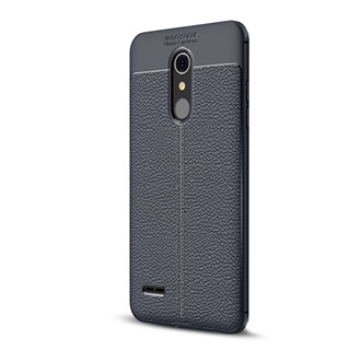 LG K11 K425 Gigapack szilikon telefonvédő ütésállóság, varrás minta, SÖTÉTKÉK