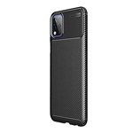LG K42 Gigapack szilikon telefonvédő ütésállóság, karbon minta, FEKETE