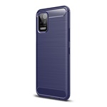 LG K52 Gigapack szilikon telefonvédő ütésállóság, karbon minta, SÖTÉTKÉK