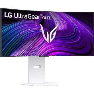 LG UltraGear 34GX90SA 34" ívelt OLED smart gaming monitor fehér 240Hz G-Sync / FreeSync Premium