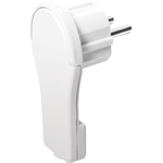 LogiLink Flat villásdugó CEE 7/7 (EU) csatlakozó dugó fehér 90°