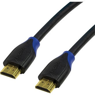 LogiLink HDMI 2.0 - HDMI 2.0 M/M video kábel 1m fekete