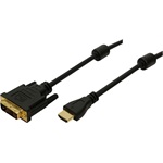 LogiLink HDMI 1.4 -> DVI-D M/M video jelkábel 2m fekete