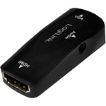 LogiLink HDMI -> VGA F/F adapter fekete