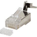 LogiLink RJ45 CAT6A UTP csatlakozó dugó árnyékolt, 10db