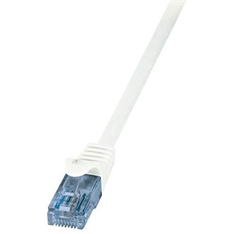 LogiLink RJ45 CAT6A 10Gb UTP M/M adatkábel 7.5m fehér