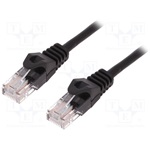 LogiLink RJ45 CAT5e UTP M/M adatkábel 1.5m fekete