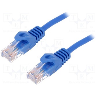 LogiLink RJ45 CAT5e UTP M/M adatkábel 1.5m kék