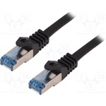 LogiLink RJ45 CAT6A FTP - RJ45 CAT6A FTP M/M adatkábel 15m fekete