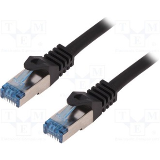 LogiLink RJ45 CAT6A FTP - RJ45 CAT6A FTP M/M adatkábel 15m fekete