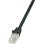 LogiLink RJ45 CAT6 UTP - RJ45 CAT6 UTP M/M adatkábel 1.5m fekete