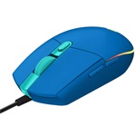 LOGITECH Egér - G203 Vezetékes Gaming, Kék