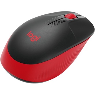 Logitech M190 optikai vezeték nélküli egér piros