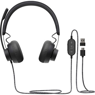 LOGITECH Headset 2.0 - Zone Wired Mikrofonos, MSFT Tanúsítvánnyal