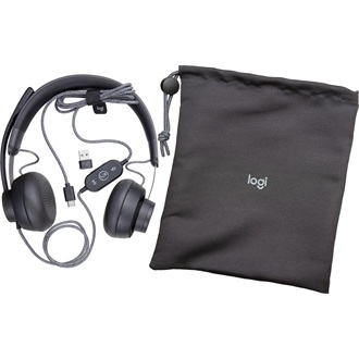 LOGITECH Headset 2.0 - Zone Wired Mikrofonos, MSFT Tanúsítvánnyal