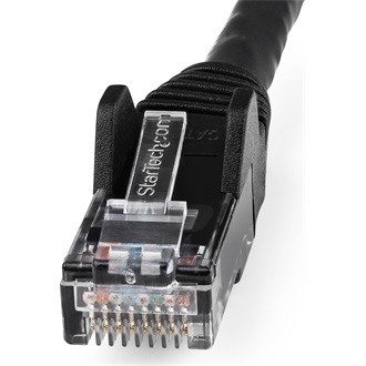 StarTech RJ45 CAT6 U/UTP -> RJ45 CAT6 U/UTP M/M adatkábel 10m fekete LSZH