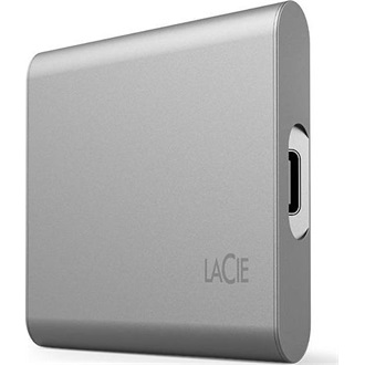 LaCie Portable 500GB USB-C 3.2 Gen1 2,5" külső SSD ezüst (Moon Silver)