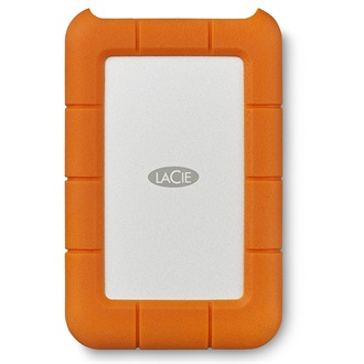 LaCie Rugged 2TB 3600rpm USB3.1 C 2,5" ütésálló külső HDD fehér-narancssárga