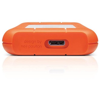 LaCie Rugged Mini 1TB 5400rpm 8MB USB3.0 2,5" ütésálló külső HDD ezüst-narancssárga