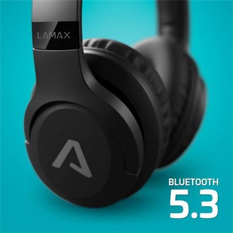 Lamax Base2 fejhallgató headset fekete