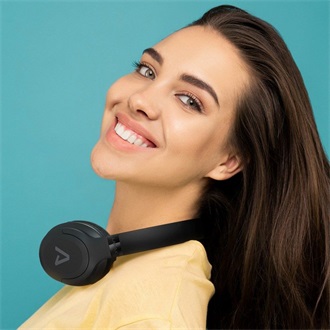 Lamax Base2 fejhallgató headset fekete