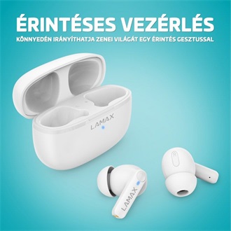 Lamax Clips1 Play True Wireless fülhallgató headset fehér