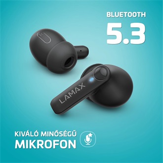 Lamax Clips1 Play True Wireless fülhallgató headset fekete
