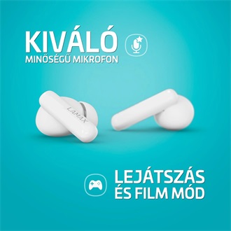Lamax Clips1 Plus True Wireless fülhallgató headset fehér