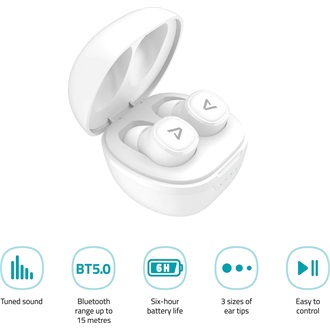 Lamax Dots2 True Wireless fülhallgató headset fehér