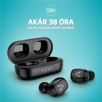 Lamax Dots3 Play True Wireless fülhallgató headset fekete
