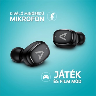 Lamax Dots3 Play True Wireless fülhallgató headset fekete