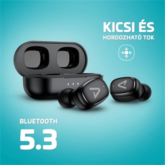 Lamax Dots3 Play True Wireless fülhallgató headset fekete